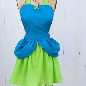 Cinderella’s Stepsister Blue and Green Apron